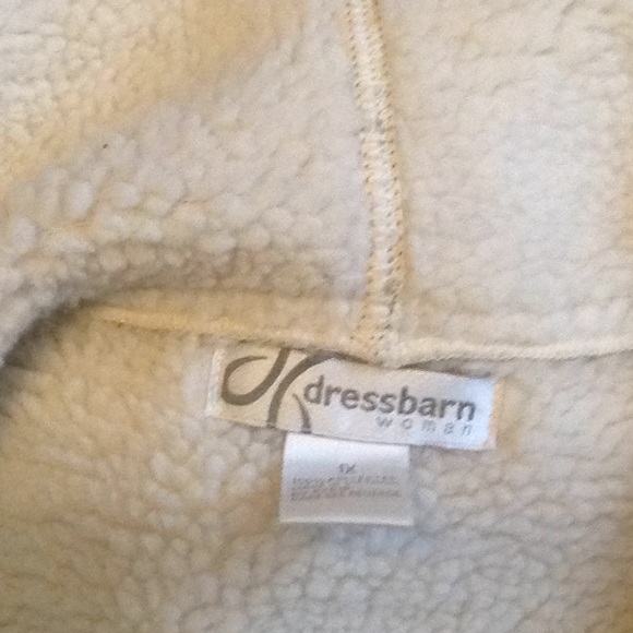 Dressbarn  women winter coat fleece washable hood - Picture 2 of 8